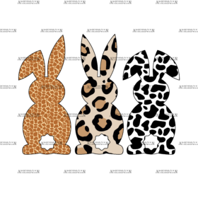 Bunnies DTF Transfer