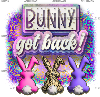Bunny Got Back DTF Transfer