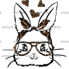 Bunny Leopard DTF Transfer