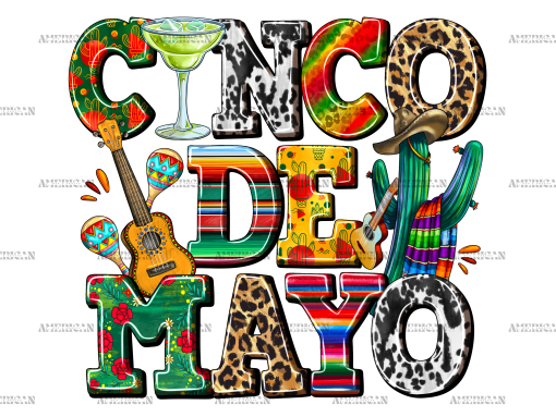 Cinco De Mayo-3 DTF Transfer