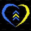 Down Syndrome Heart DTF Transfer