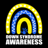 Down Syndrome Rainbow DTF Transfer