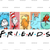 Dr. Seuss Friends-3 DTF Transfer