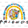 Dr. Seuss Friends Rainbow DTF Transfer