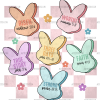 Easter Bunny Checkered-1 DTF Transfer