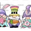 Easter Gnomies-2 DTF Transfer