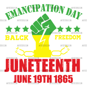 Emancipation Day Juneteenth DTF Transfer