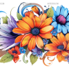 Flowers-4 UV DTF Transfer