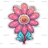 Flowers Sticker-20 UV DTF Transfer