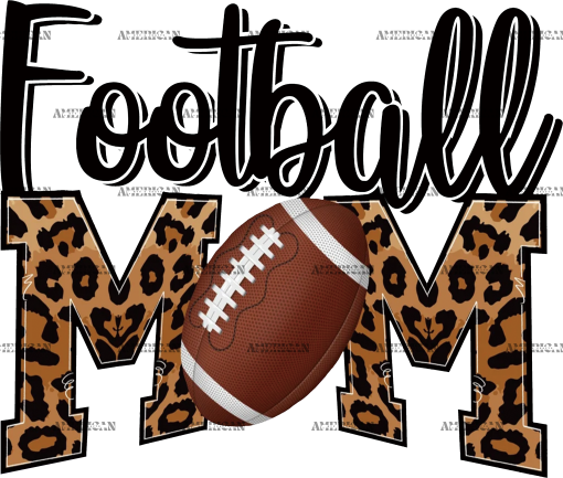Football Mom Leapord DTF Transfer