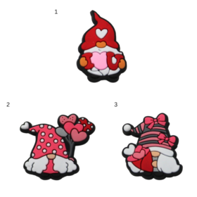 Gnomies Love Croc Charms