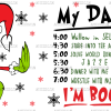 Grinch Day Iam Booked UV DTF Transfer