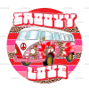 Groovy Love Leopard DTF Transfer