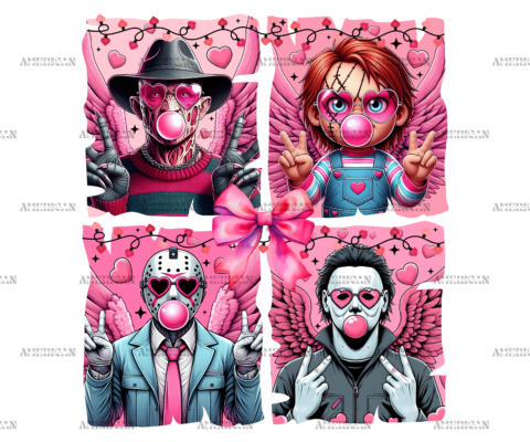 Halloween Valentine-1 DTF Transfer