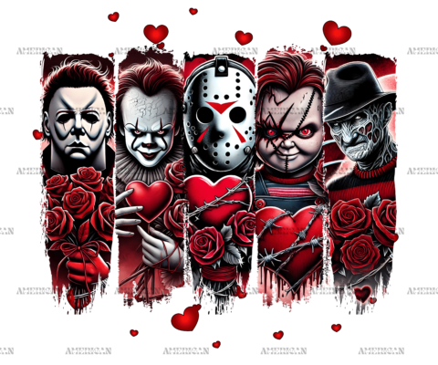 Halloween Valentine-2 DTF Transfer