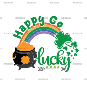Happy Go Lucky DTF Transfer