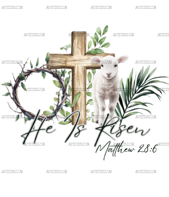 He Is Risen DTF Transfer