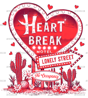 Heart Break DTF Transfer