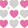 Hearts Love DTF Transfer
