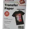 A4 Inkjet Dark Transfer Paper 20 Sheets