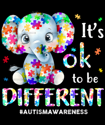 Its Ok To Be Different-6 DTF Transfer