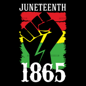 Juneteenth 1865 Hand DTF Transfer