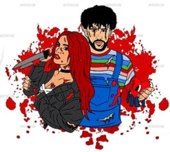 Karol G Bad Bunny Dtf Transfer