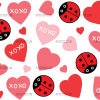 Ladybug Heart UV DTF Transfer