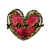 Leopard Heart Xoxo DTF Transfer
