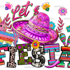 Lets Fiesta-1 DTF Transfer