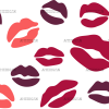 Lips UV DTF Transfer