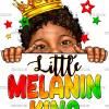 Little Melanin King Juneteenth DTF Transfer