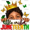 Little Mister Juneteenth Afro Boy DTF Transfer