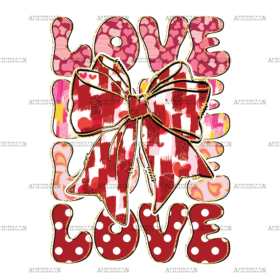 Love Bow-2 DTF Transfer