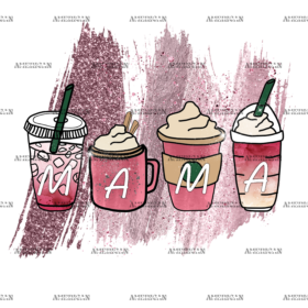 Mama Coffee DTF Transfer