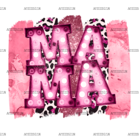 Mama Shining Pink DTF Transfer