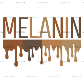 Melanin Dripping DTF Transfer