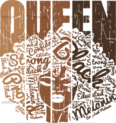 Melanin Queen-2 DTF Transfer