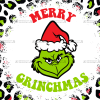 Merry Grinchmas Leopard UV DTF Transfer