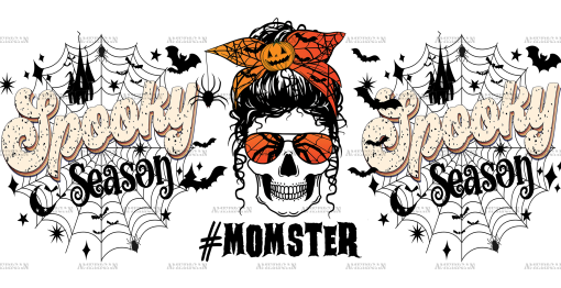 Momster Spooky UV DTF Transfer