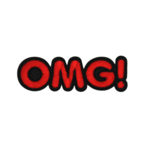 OMG Red Patch (Small/Embroidery)