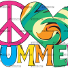 Peace Love Summer DTF Transfer