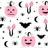 Pink Pumpkin UV DTF Transfer
