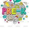 Pre-K Apple DTF Transfer