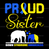Proud Sister Down Syndrome Elephants DTF Transfer