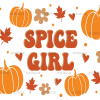 Pumpkin Spice Girl UV DTF Transfer