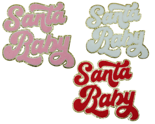 Santa Baby Patch (Large/Chenille)