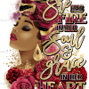 She Has Fire In Her Soul Burgundy DTF Transfer
