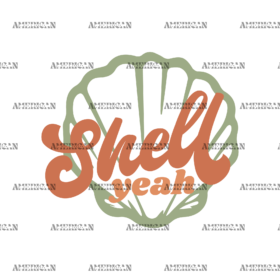 Shell Yeah DTF Transfer