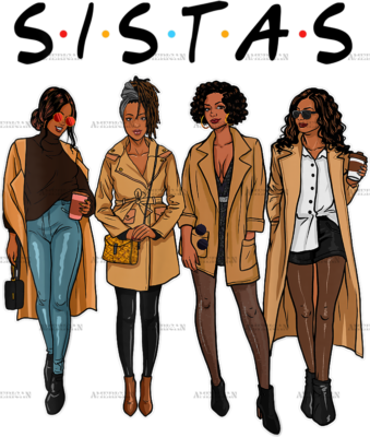 Sistas In Winter DTF Transfer